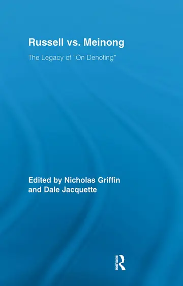 Cover of Russell Vs. Meinong