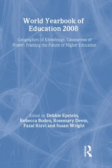 Cover of World Yearbook of Education 2008