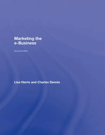 Cover of Marketing the e-Business