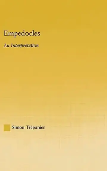 Cover of Empedocles