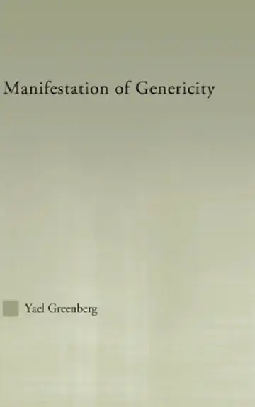 Cover of Manifestations of Genericity