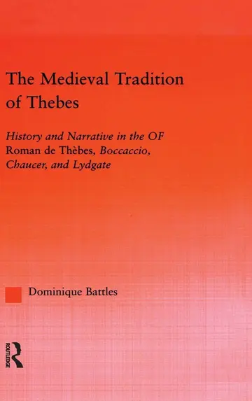 Cover of The Medieval Tradition of Thebes