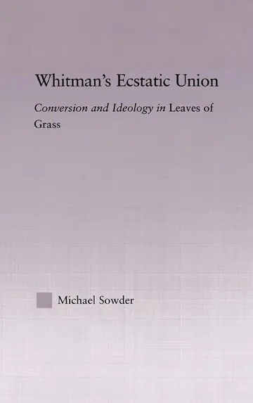 Cover of Whitman's Ecstatic Union