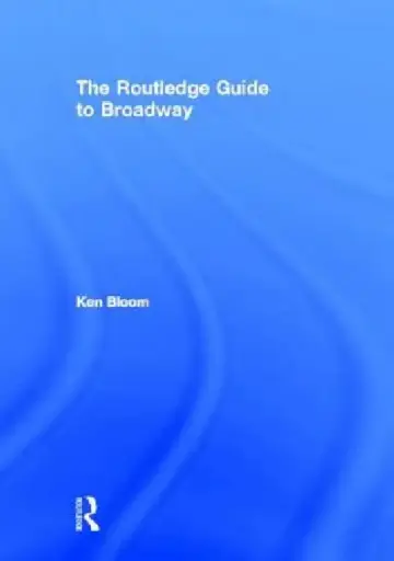 Cover of Routledge Guide to Broadway