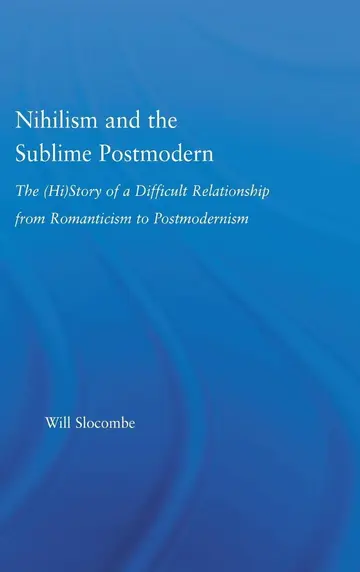 Cover of Nihilism and the Sublime Postmodern