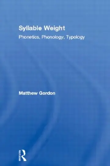 Cover of Syllable Weight