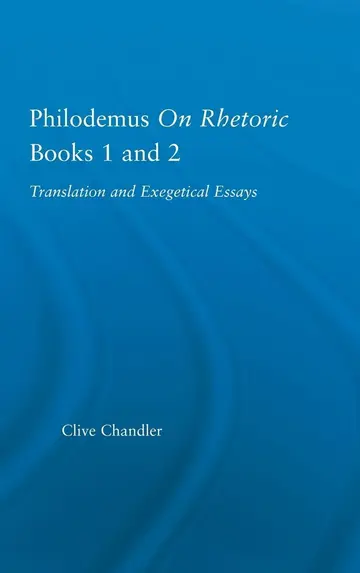 Cover of Philodemus on Rhetoric Books 1 and 2