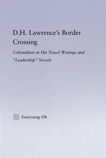Cover of D.H. Lawrence's Border Crossing