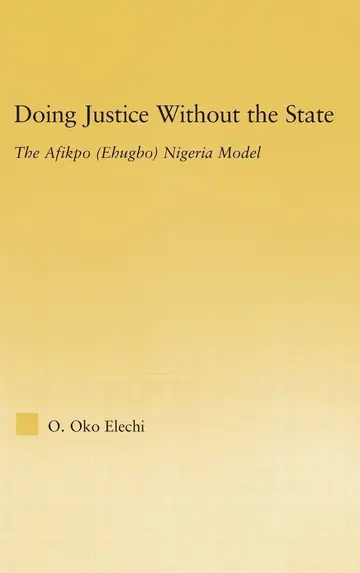 Cover of Doing Justice Without the State