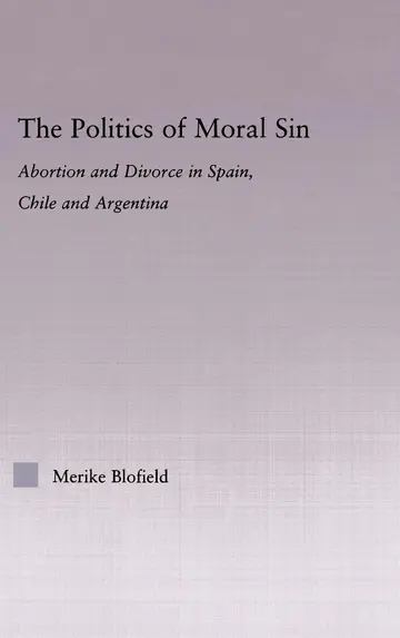 Cover of The Politics of Moral Sin