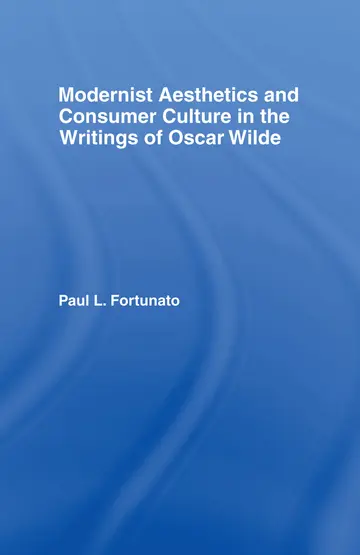 Cover of Modernist Aesthetics and Consumer Culture in the Writings of Oscar Wilde