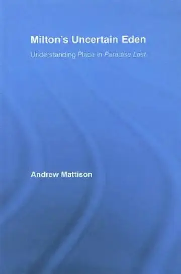 Cover of Milton's Uncertain Eden