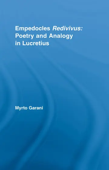 Cover of Empedocles Redivivus
