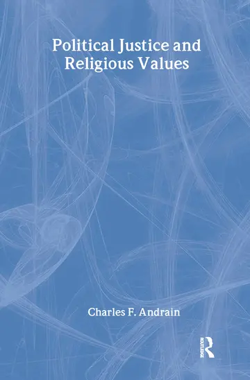 Cover of Political Justice and Religious Values