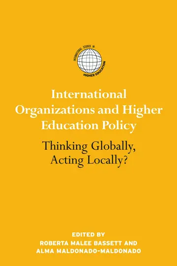 Cover of International Organizations and Higher Education Policy