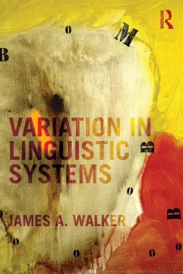 Cover of Variation in Linguistic Systems