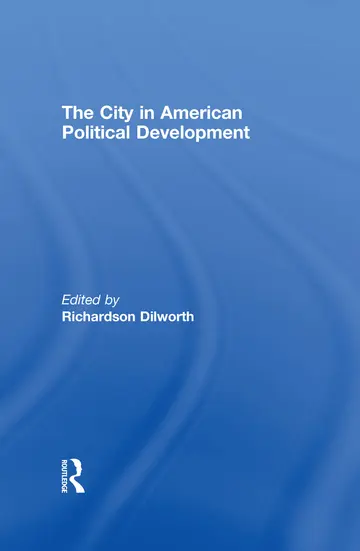 Cover of The City in American Political Development