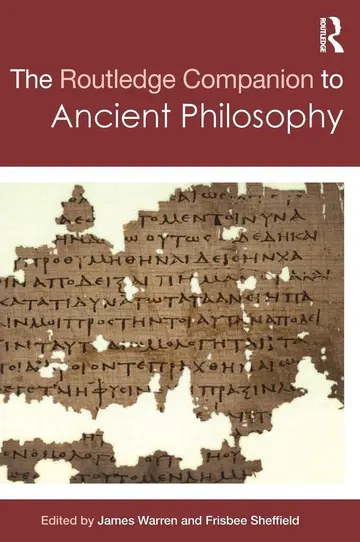 Cover of Routledge Companion to Ancient Philosophy