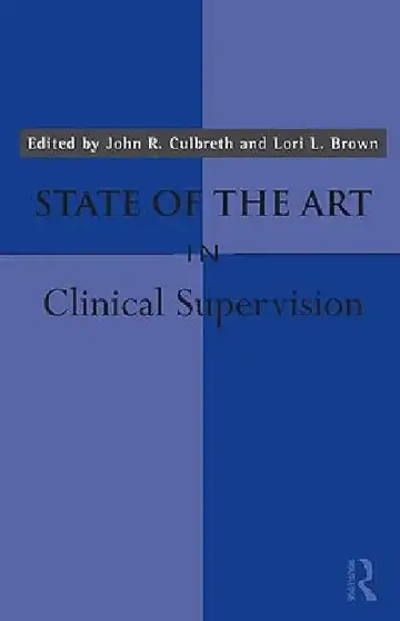 Cover of State of the Art in Clinical Supervision