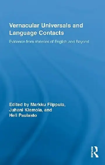 Cover of Vernacular Universals And Language Contacts