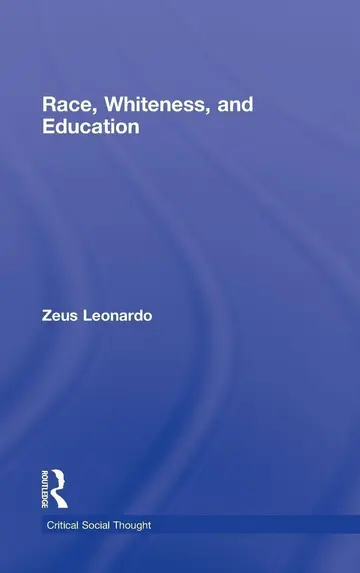 Cover of Race, Whiteness, and Education