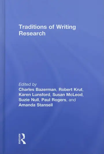 Cover of Traditions of Writing Research