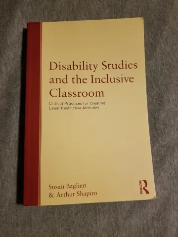Cover of Disability Studies and the Inclusive Classroom