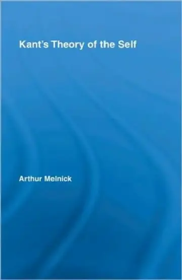 Cover of Kant's Theory of the Self