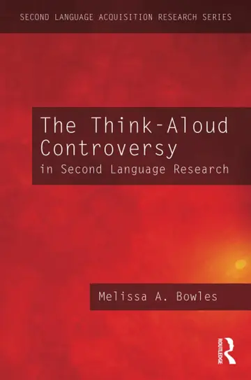 Cover of The Think-Aloud Controversy in Second Language Research