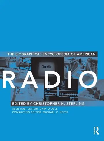 Cover of The Biographical Encyclopedia of American Radio