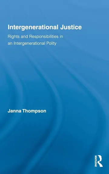 Cover of Intergenerational Justice