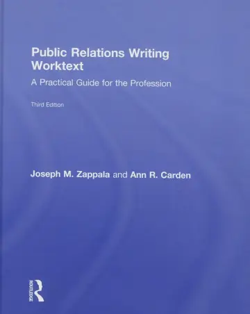 Cover of Public Relations Writing Worktext