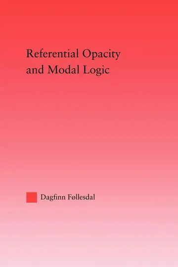 Cover of Referential Opacity and Modal Logic
