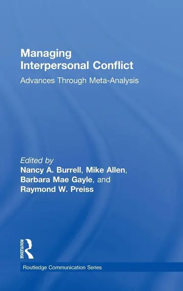 Cover of Managing Interpersonal Conflict