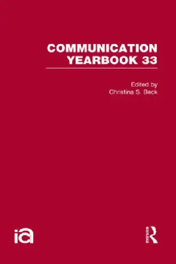 Cover of Communication Yearbook 33