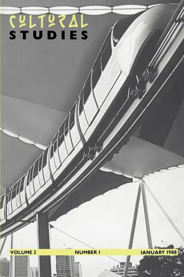 Cover of Cultural Studies, Issue 1 (2)