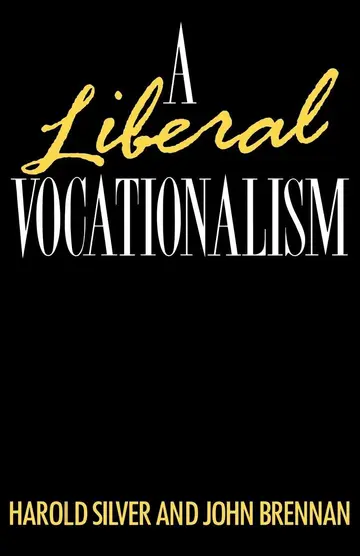 Cover of A Liberal Vocationalism