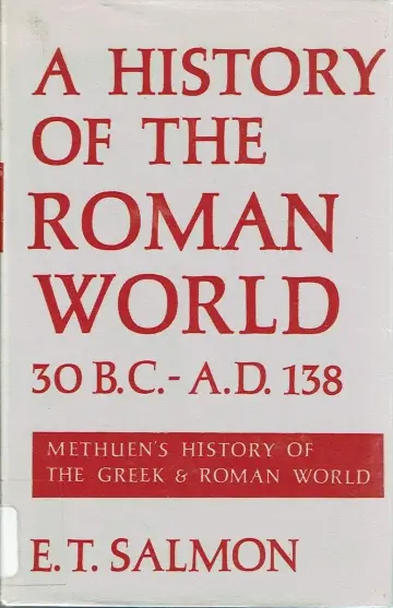 Cover of History of the Roman World, 30 B.C.-A.D.138