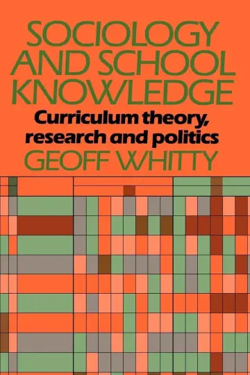 Cover of Sociology and School Knowledge