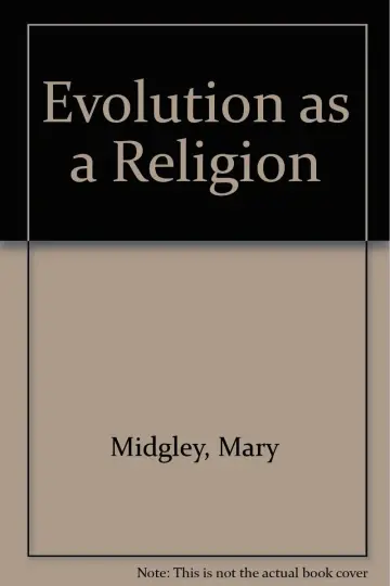 Cover of Evolution as a Religion