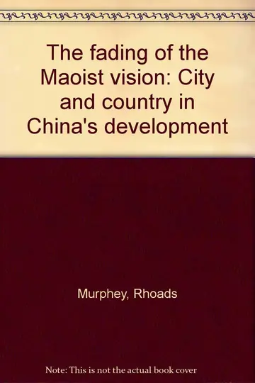 Cover of The fading of the Maoist vision