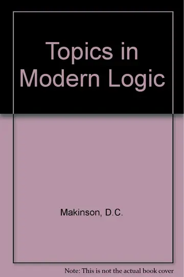 Cover of Topics in Modern Logic