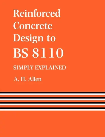 Cover of Reinforced Concrete Design to BS 8110