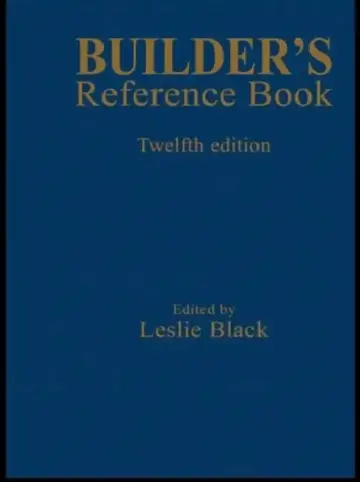 Cover of Builder's Reference Book
