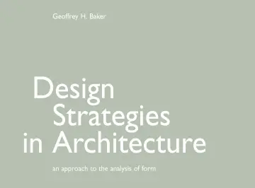 Cover of Design Strategies for Architecture