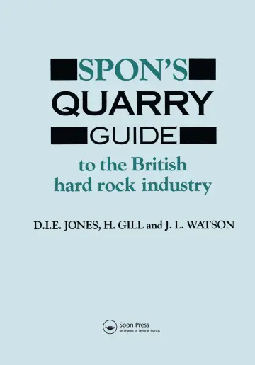 Cover of Spon's Quarry Guide