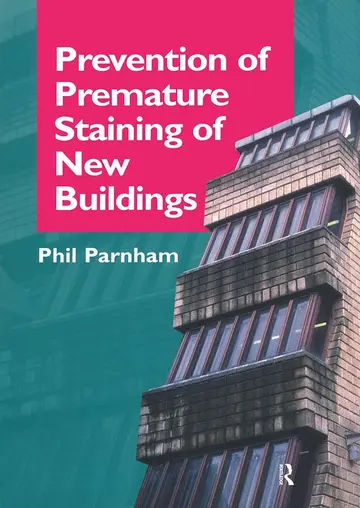 Cover of Prevention of Premature Staining of New Buildings