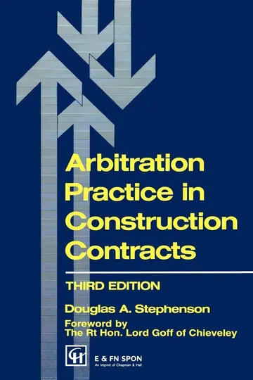 Cover of Arbitration Practice in Construction Contracts