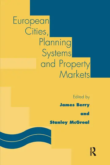 Cover of European Cities, Planning Systems and Property Markets