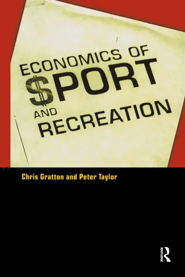 Cover of Economics of Sport and Recreation
